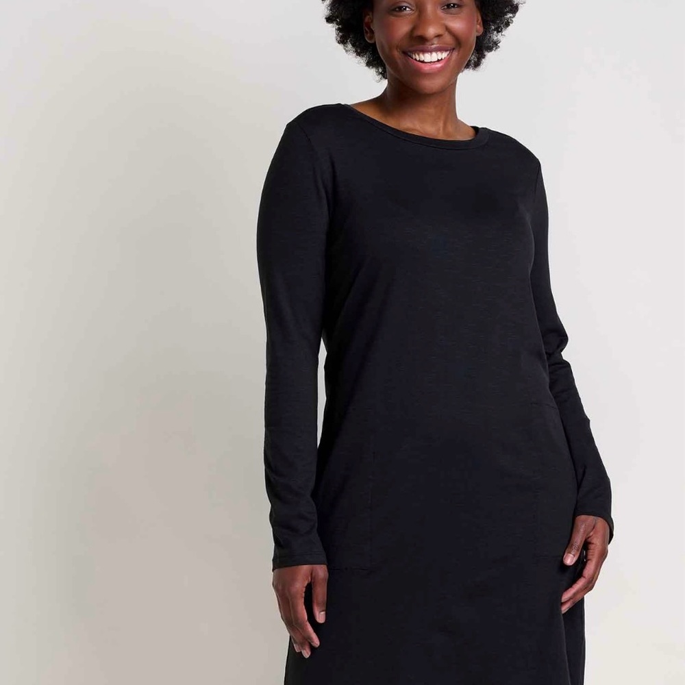 Toad & Co size small black Winmore II mini dress